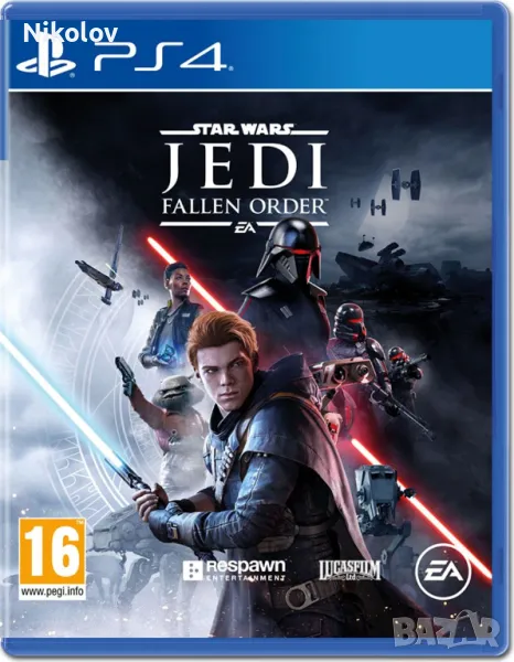 Star Wars Jedi Fallen Order PS4 (Съвместима с PS5), снимка 1