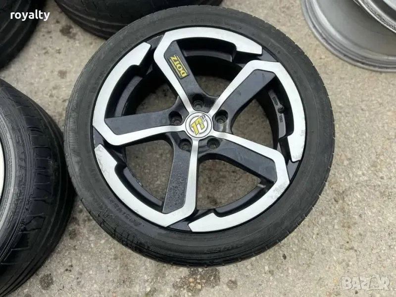 5х112 17 Джанти VW Gold Caddy Touran Audi A3 A4 Seat Skoda Mercedes W204 5x112, снимка 1