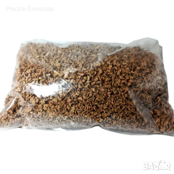 Корков гранулат, коркови гранули, снимка 1