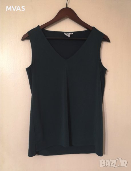 Нова зелена блузка без ръкави офис М размер, снимка 1