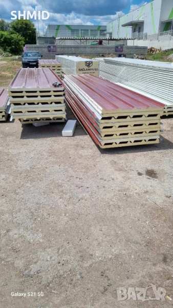 Сандвич панел покривен 4см, снимка 1