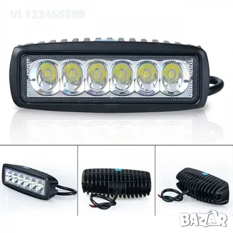 LED дневна светлина, HJG Motorcycle Headlights, 12 V, 18W, снимка 1