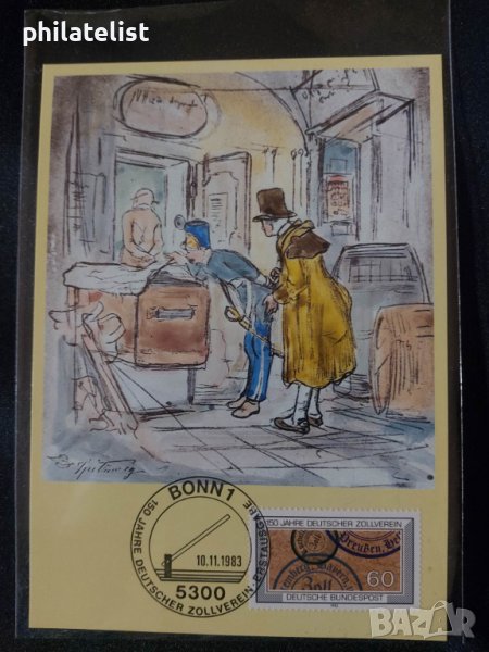 Немска Поща - 1983 год. - Карта Максимум, снимка 1