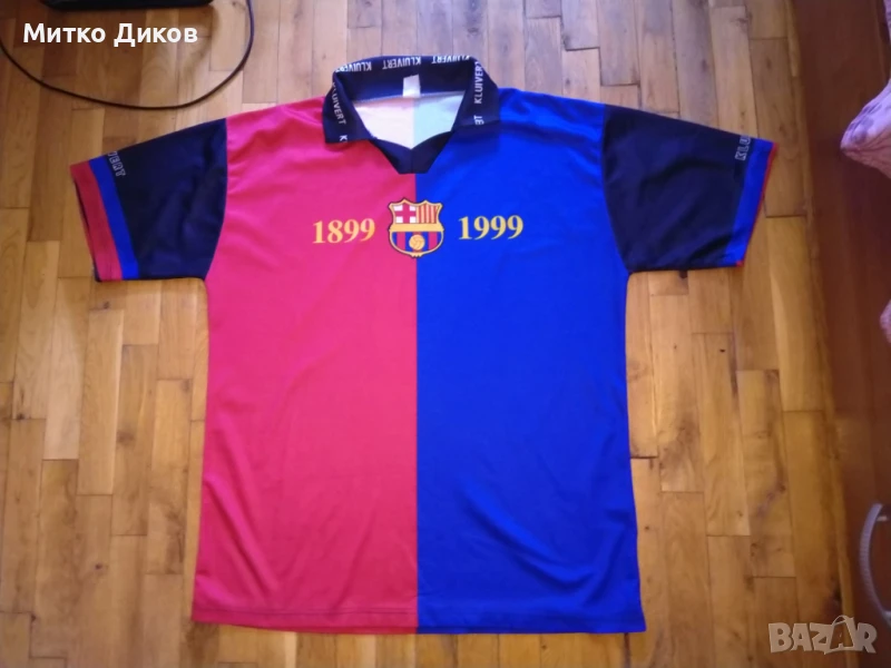 Барселона футболна тениска №9 Патрик Клуиверт размер Л, снимка 1