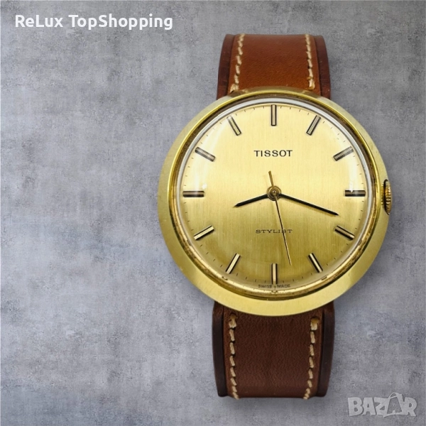 Tissot Stylist vintage механичен часовник за колекционери, снимка 1