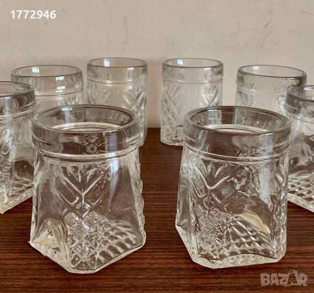 Стъклени чаши 200мл, 8 броя + подарък, снимка 1