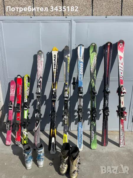 Ски , ски обувки и щеки, снимка 1