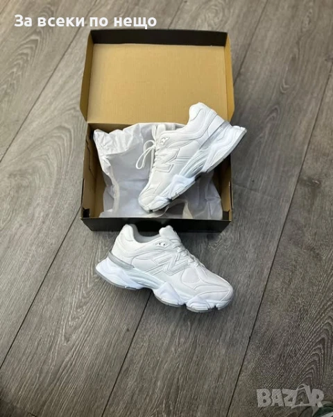 New Balance 9060 White Мъжки Бели Маратонки👟Мъжки Спортни Обувки В Бял Цвят Ню Баланс Код P638, снимка 1