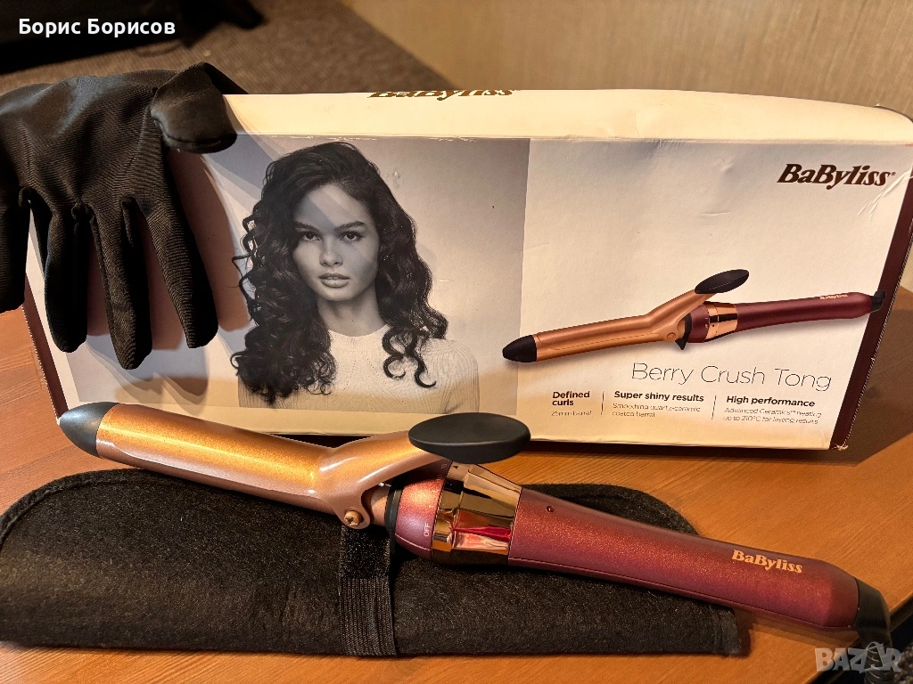 Маша за коса BaByliss 2524PE Bouncy Curls, 25 мм, снимка 1