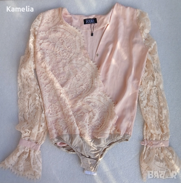 Боди с дълъг ръкав, M-размер , снимка 1