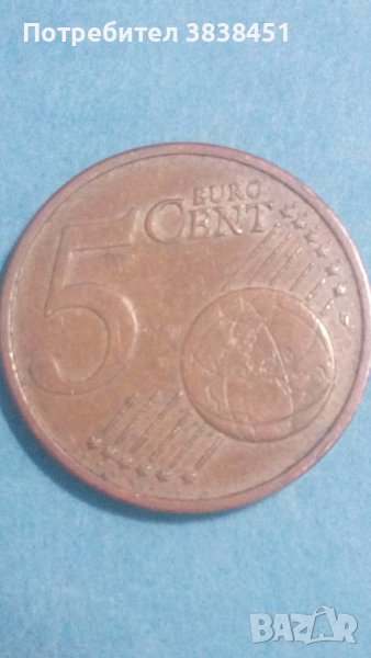 5 евро цент 2009 г.Словения, снимка 1