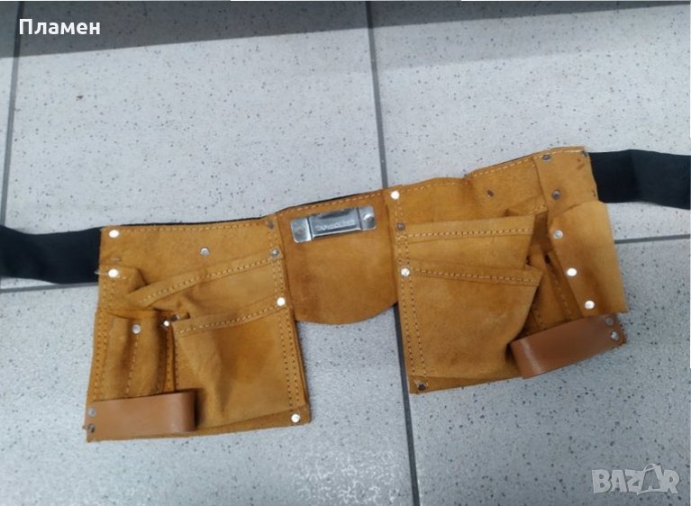 Колан за съхранение на инструменти, за майстори, строители, дърводелци, снимка 1