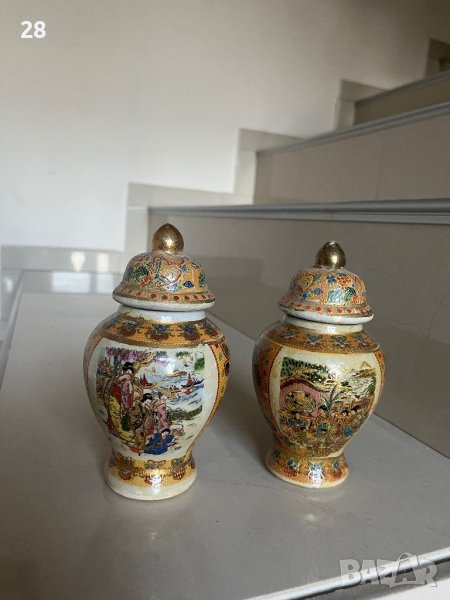 Китайски вази комплект порцелан, снимка 1