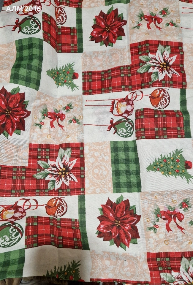 Коледна покривка 130х170 см, снимка 1