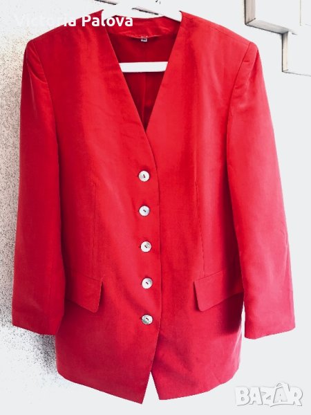 Прекрасно сако опушен корал Германия, снимка 1