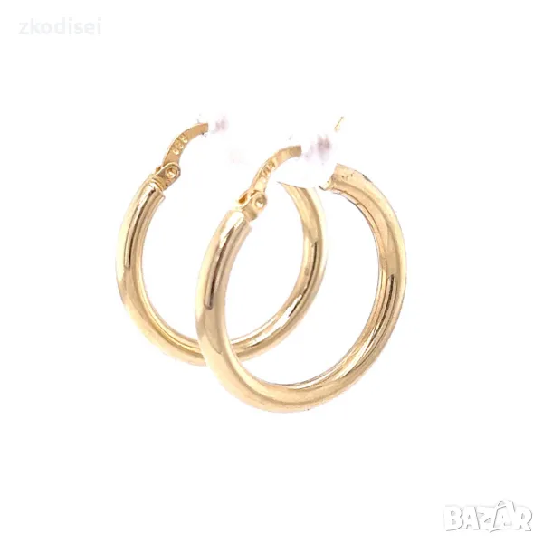 Златни обеци 2,64гр.14кр. проба:585 модел:4230-4, снимка 1