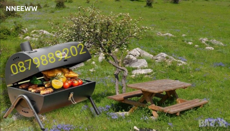 Къмпинг скара BBQ / Подвижна скара Барбекю , снимка 1