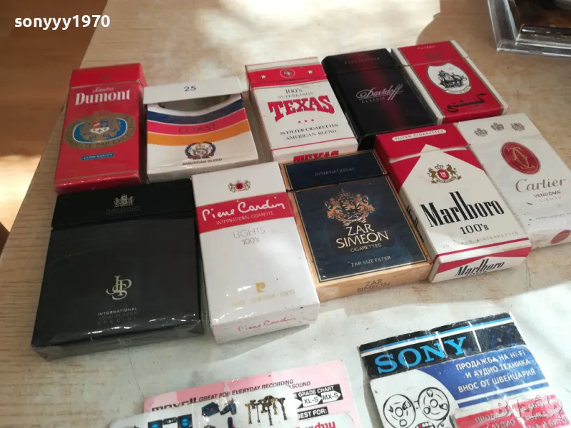 DUMONT И ДРУГИ КУТИИ ОТ ЦИГАРИ-РЕТРО КОЛЕКЦИЯ 2411241416, снимка 1