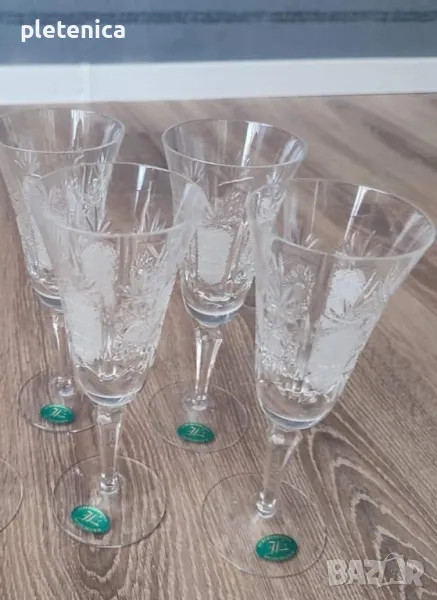Австрийски кристални чаши , снимка 1