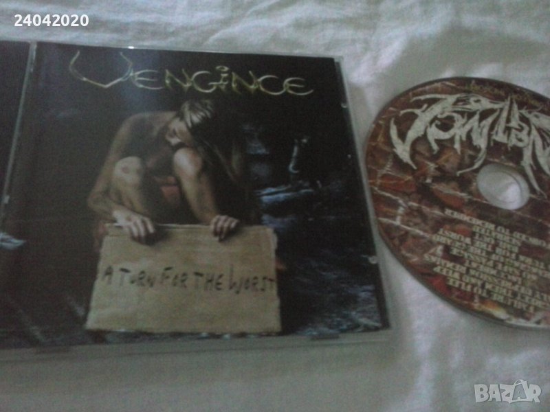 Vengince – A Turn For The Worst Hardcore/Thrash оригинален диск, снимка 1