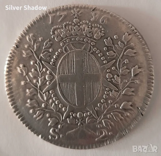 Монета Малта 2 Скуди 1796 г Емануел дьо Рохан, снимка 1