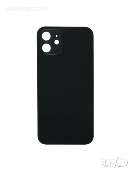Капак батерия / Задно стъкло (BIG HOLE) за iPhone 12 Mini 5.4 / Черен Баркод : 483027, снимка 1