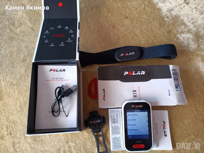 Навигация за велосипед POlar v650, снимка 1