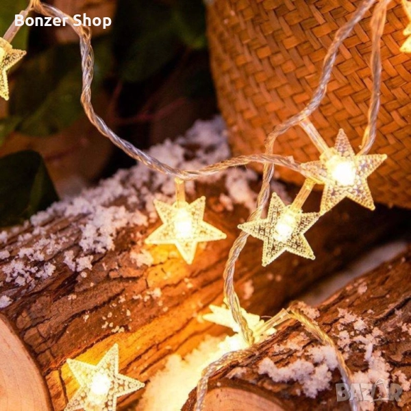 Светещи коледни LED лампички, снимка 1