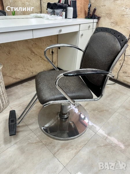 Берберски стол/кожено кресло 2 бр. , снимка 1