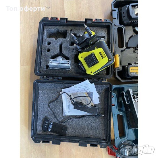 Немски 3D лазерен нивелир с 14 линии WERSTIL, снимка 1