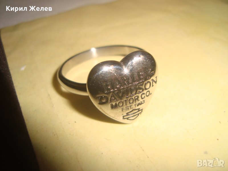HARLEY - DAVIDSON motor Co. МАРКОВ СТОМАНЕН ПРЪСТЕН ХАРЛИ ДЕЙВИДСЪН РОКЕРСКИ НОВ 3941, снимка 1