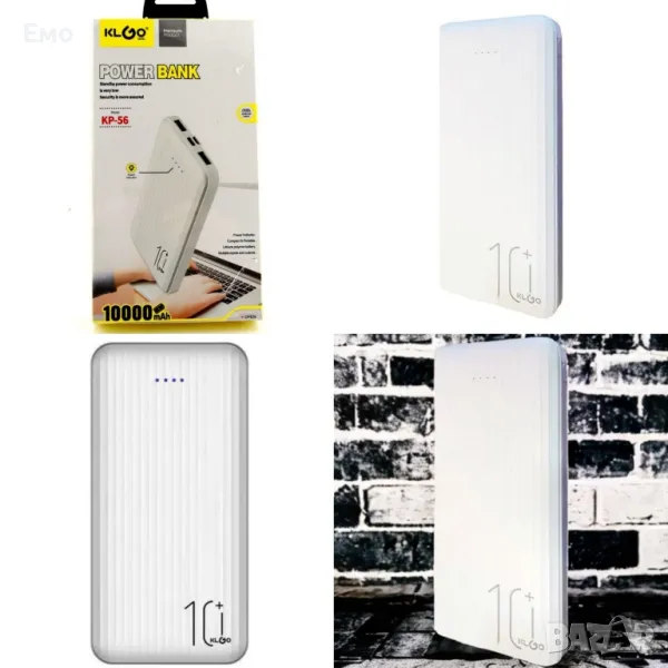 Преносима батерия - KLGO KP-56 - 10000mAh, снимка 1
