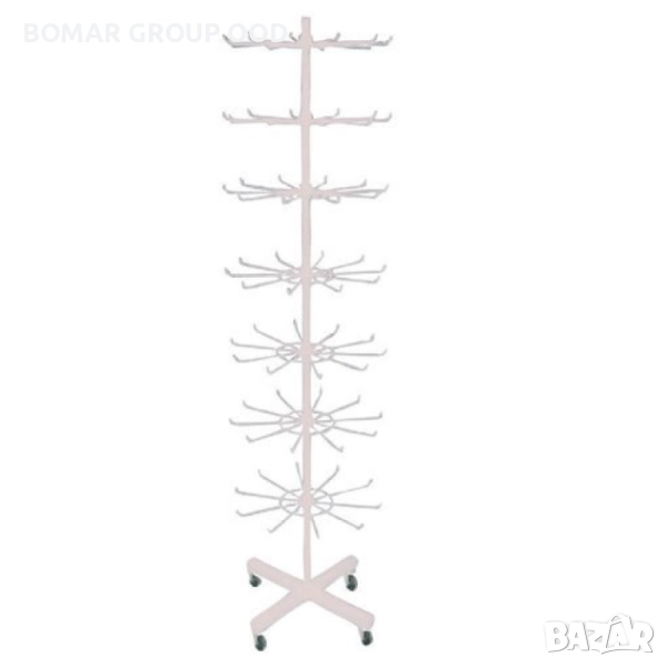 Щендер за бижута и аксесоари 7 етажа, бял, снимка 1