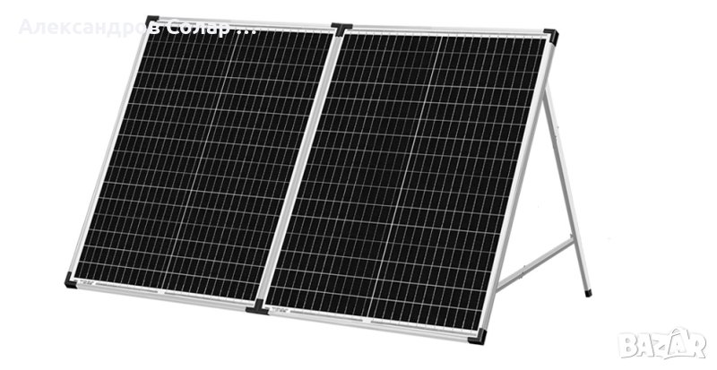 Соларен куфар 160 W моно с контролер, снимка 1