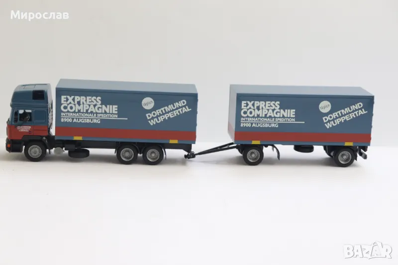 AMW 1:87 H0 MAN КАМИОН TIR МОДЕЛ KОЛИЧКА, снимка 1