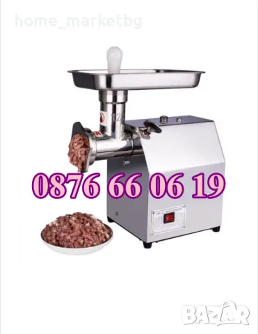 Професионална месомелачка ТК22, 2200W, 220 кг/ч с 3 решетки и 2 ножа, снимка 2 - Друго търговско оборудване - 48183877