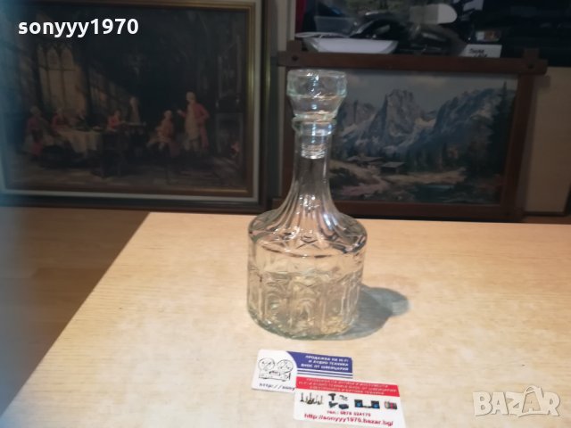 стъклена бутилка гарафа 0411201139, снимка 17 - Колекции - 30669210