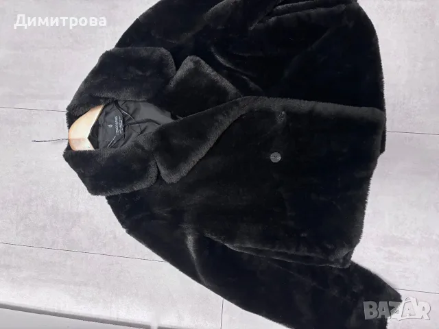 Дамско черно яке Stradivarius размер Xs-S, снимка 6 - Якета - 56061461