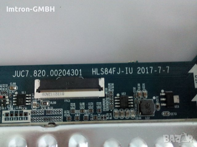 MAIN BOARD JUC7.820.00204 301, HLS84F-IU / U58G5500, снимка 3 - Части и Платки - 36592430