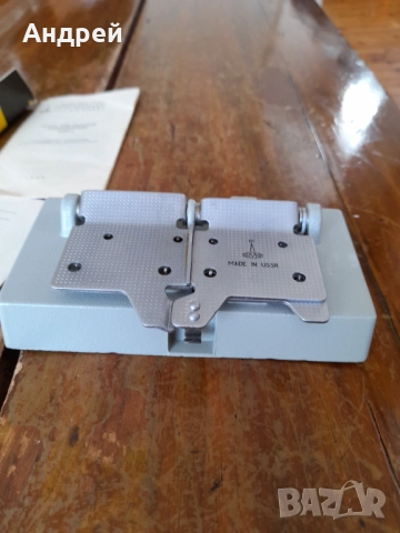 Стар уред за лепене на лента,сплайсер МПП-4, снимка 4 - Антикварни и старинни предмети - 51924137