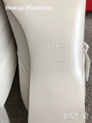 Дамски чехли Hugo Boss- нови, естествена кожа, снимка 8 - Чехли - 51235133