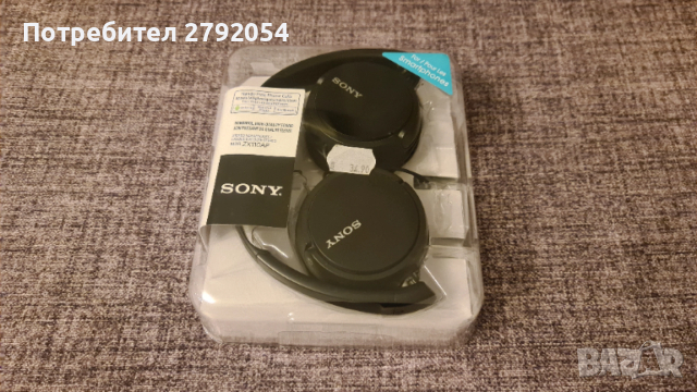 Кабелни слушалки с микрофон Sony MDR-ZX110AP, снимка 3 - Слушалки и портативни колонки - 54019373