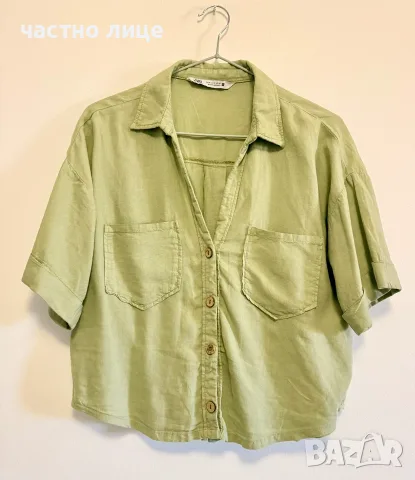 Дамска лятна ризка ZARA, снимка 5 - Ризи - 55808333