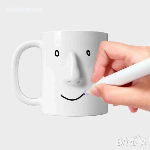 Керамична чаша с лице - изрази настроението си, снимка 5 - Чаши - 51105846