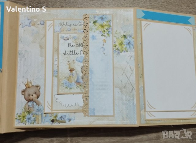 Бебешко  албумче за снимки, снимка 15 - Ръчно изработени сувенири - 39398017