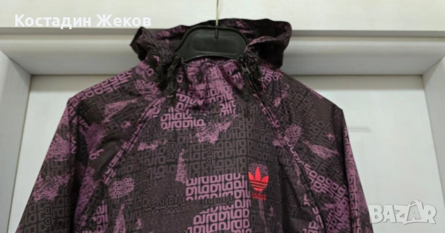 Дамска оригинална ветровка. Като нова. Adidas , снимка 5 - Спортни екипи - 53990894