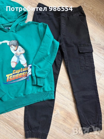 Сет дънки и суичър размер 152 см , снимка 3 - Детски панталони и дънки - 54158103