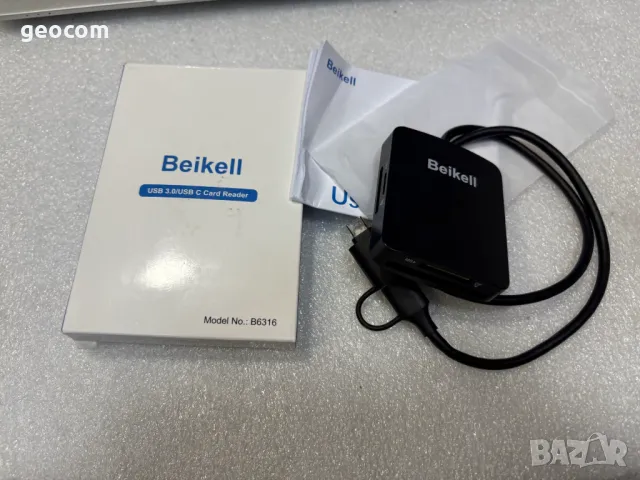 USB/USB-C card reader Beikell B6316 (Нов), снимка 1 - USB Flash памети - 49176525