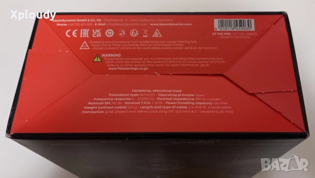 Beyerdynamic DT 990 PRO 250 ohm, снимка 10 - Слушалки и портативни колонки - 52856450