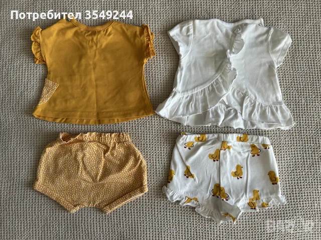 Бебешки дрешки 0-6м Mayoral, Benetton, снимка 7 - Други - 55977611